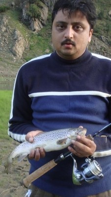 Photo of Trout Caught by Mobeen  with Mepps Aglia & Dressed Aglia in Pakistan
