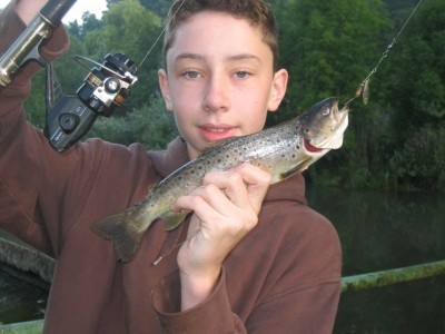 Photo of Trout Caught by Florian with Mepps Spin Flies in Germany