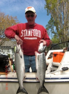 Photo of Salmon Caught by John with Mepps Syclops in California