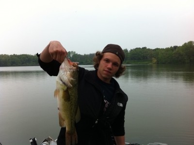 Photo of Bass Caught by Cody with Mepps Aglia & Dressed Aglia in Wisconsin