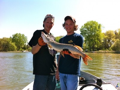 Photo of Pike Caught by Cody with Mepps Aglia & Dressed Aglia in Wisconsin