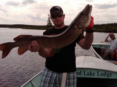 Photo of Pike Caught by Kyle with Mepps Syclops in Manitoba
