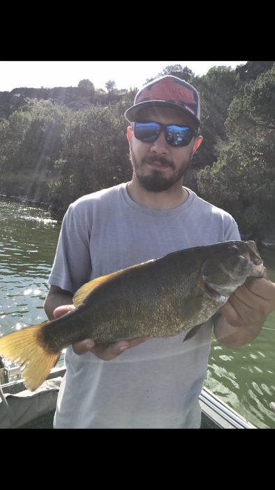 Photo of Bass Caught by Cody with Mepps Aglia Marabou in Idaho