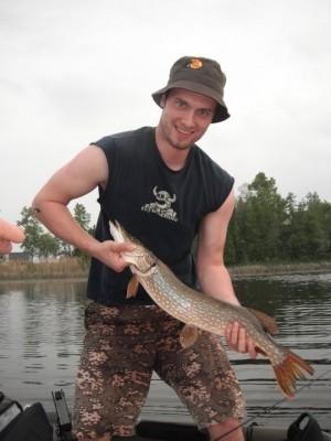 Photo of Pike Caught by Anthony  with Mepps Aglia Marabou in Michigan