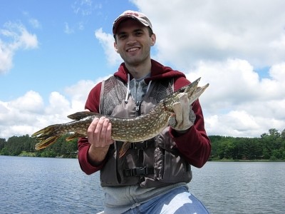 Photo of Pike Caught by Justin with Mepps Aglia & Dressed Aglia in Wisconsin