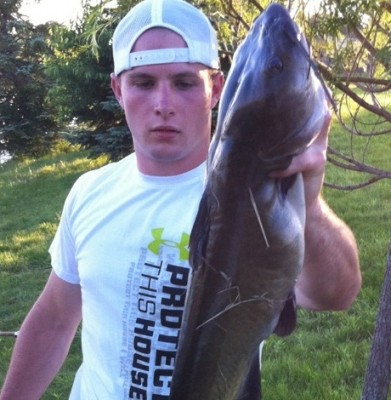 Photo of Catfish Caught by Bryan with Mepps Aglia Long in Illinois