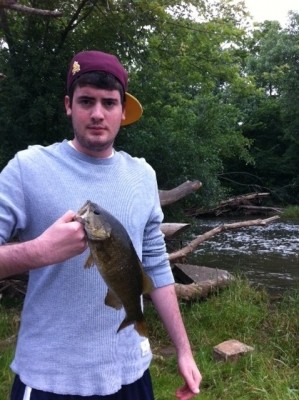 Photo of Bass Caught by Chris with Mepps Aglia Long in Illinois