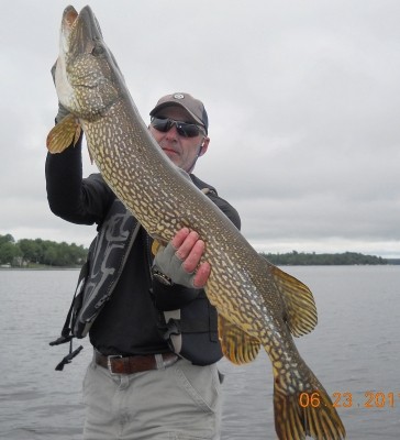 Photo of Pike Caught by Tracy with Mepps Aglia & Dressed Aglia in Michigan