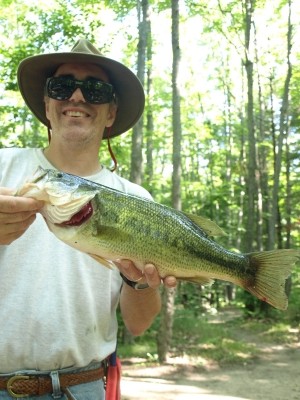 Photo of Bass Caught by Daniel with Mepps Aglia & Dressed Aglia in Michigan