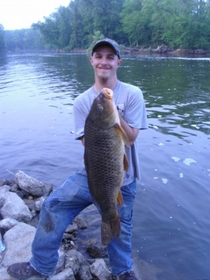 Photo of Carp Caught by Jayme with Mepps Spin Flies in Michigan
