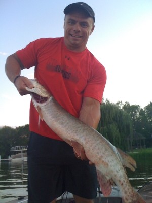 Photo of Musky Caught by Tommy with Mepps XD in Illinois