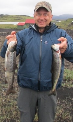 Photo of Trout Caught by Randy with Mepps LongCast in Iceland