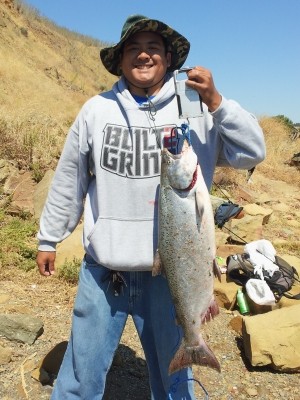 Photo of Salmon Caught by Edrick with Mepps Aglia & Dressed Aglia in California
