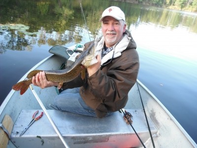 Photo of Pike Caught by Michael with Mepps Aglia Marabou in Wisconsin