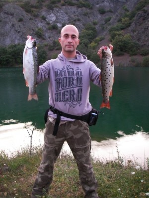 Photo of Trout Caught by Engin with Mepps Aglia Long in Turkey