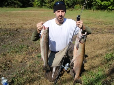 Photo of Salmon Caught by Eric with Mepps Aglia BRITE in United States