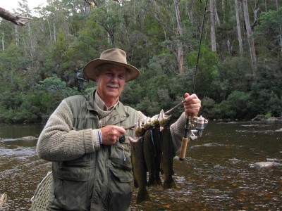Photo of Trout Caught by Adrian with Mepps Black Fury in Australia
