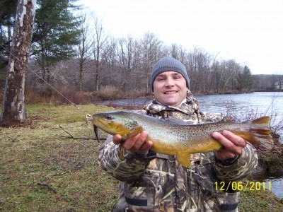 Photo of Trout Caught by Bill with Mepps Aglia Streamer in New York