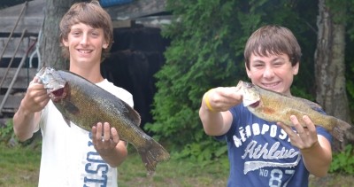 Photo of Bass Caught by Cole with Mepps Aglia & Dressed Aglia in Ontario