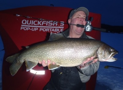Photo of Trout Caught by Dennis  with Mepps Syclops in Alaska