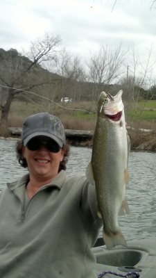 Photo of Trout Caught by Brooke with Mepps Comet Mino in Texas