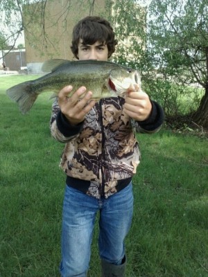 Photo of Bass Caught by Cody with Mepps Black Fury in Wisconsin