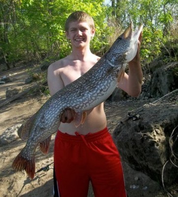 Photo of Pike Caught by Dan with Mepps Aglia & Dressed Aglia in Wisconsin