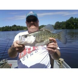 Photo of Crappie Caught by Jim with Mepps Comet Mino in New Jersey