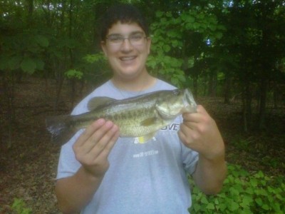 Photo of Bass Caught by Christopher with Mepps Timber Doodle in New Jersey