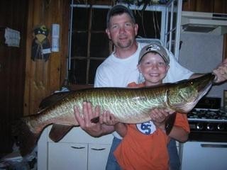 Photo of Musky Caught by Aaron with Mepps Comet Mino in Wisconsin