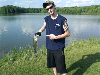 Photo of Bass Caught by John with Mepps Comet Mino in Ohio
