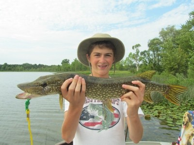 Photo of Pike Caught by Michael with Mepps Syclops in Michigan