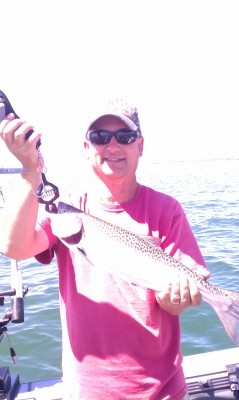Photo of Salmon Caught by Mick with Mepps Bantam Syclops in California