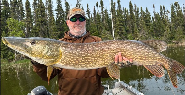 Photo of Pike Caught by Kurt with Mepps Syclops in Manitoba