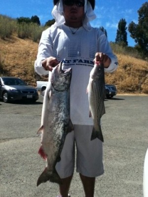 Photo of Salmon Caught by Jim with Mepps LongCast in California
