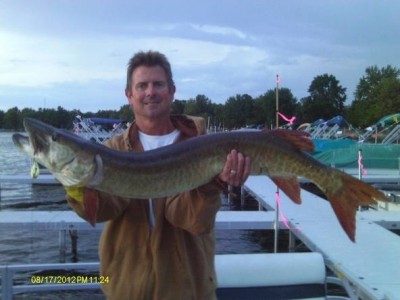 Photo of Musky Caught by Jim with Mepps Musky Killer in United States