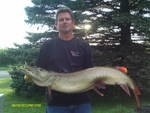 Photo of Musky Caught by Jim with Mepps Musky Killer in Wisconsin
