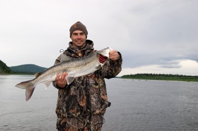 Photo of Shee Fish Caught by Brian with Mepps Flying C in Alaska