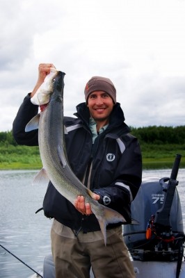 Photo of Shee Fish Caught by Justin with Mepps Flying C in Alaska