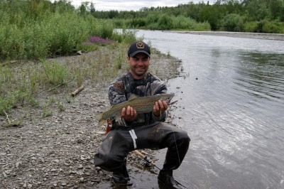Photo of Trout Caught by Brian with Mepps DeepRunner in Alaska