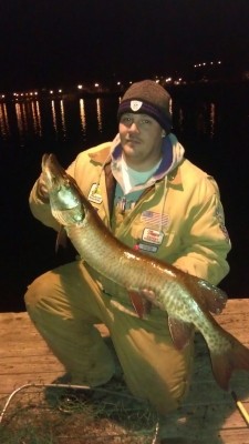 Photo of Musky Caught by Eric with Mepps Black Fury in Minnesota