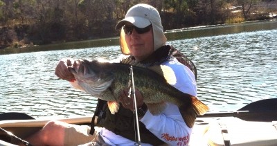 Photo of Bass Caught by Frank with Mepps Aglia & Dressed Aglia in Texas
