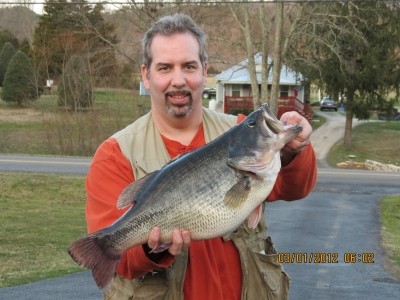 Photo of Bass Caught by Christopher with Mepps Aglia & Dressed Aglia in Virginia