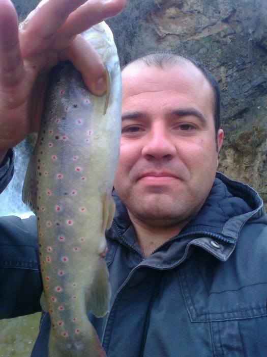 Photo of Trout Caught by Volkan with Mepps  in Turkey