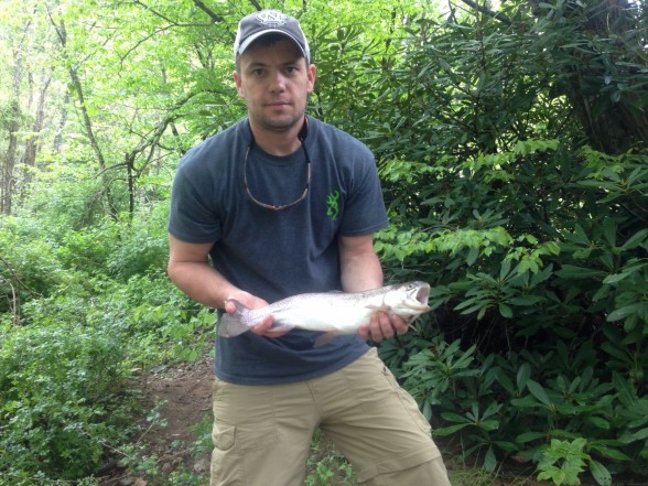 Photo of Trout Caught by Corey with Mepps Spin Flies in North Carolina