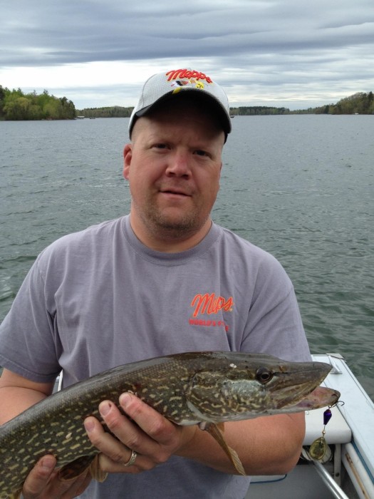 Photo of Pike Caught by Jaime with Mepps Aglia BRITE in Minnesota