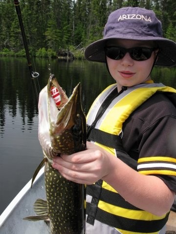 Photo of Pike Caught by Trevor with Mepps Aglia & Dressed Aglia in Ontario