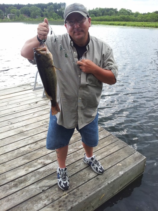 Photo of Bass Caught by Don with Mepps Syclops in Wisconsin