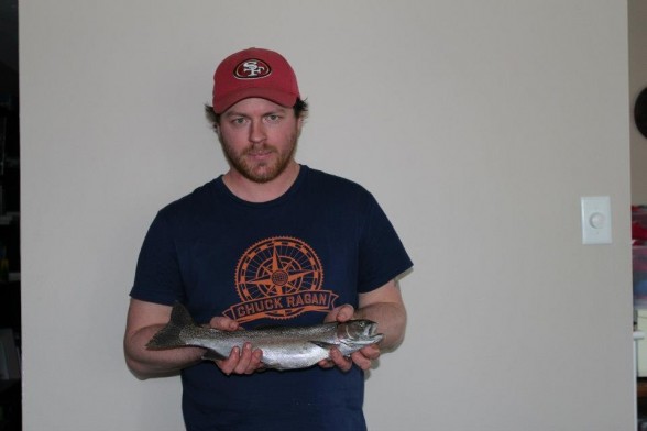Photo of Trout Caught by Joel with Mepps  in Ontario