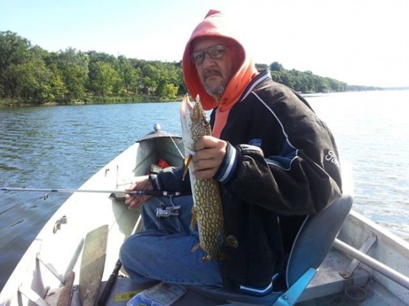 Photo of Pike Caught by Rich  with Mepps Musky Killer in Wisconsin